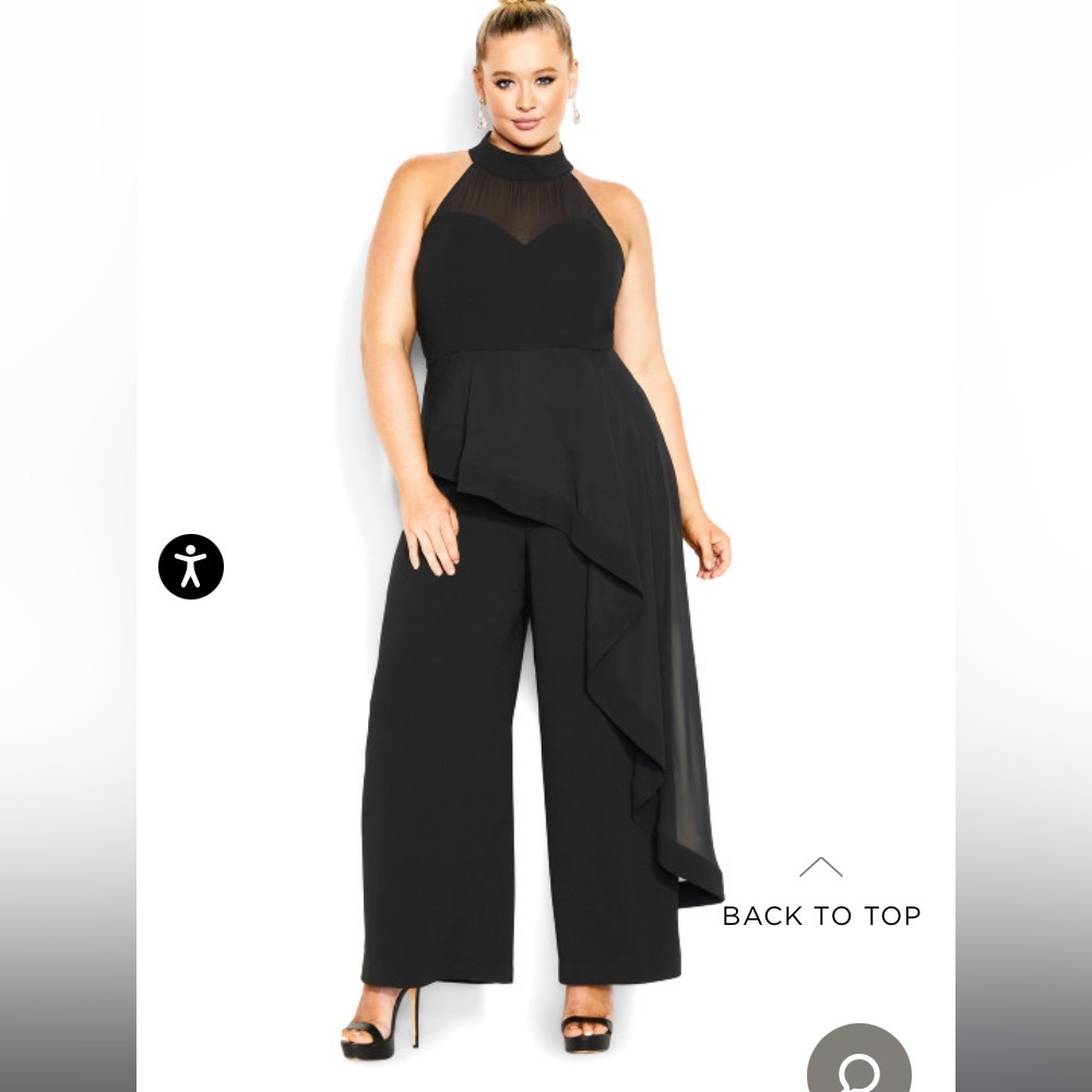 City Chic Mika Jumpsuit NWT